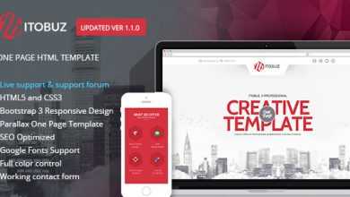 Photo of [Download-S2] Itobuz - Themeforest One Page HTML Template