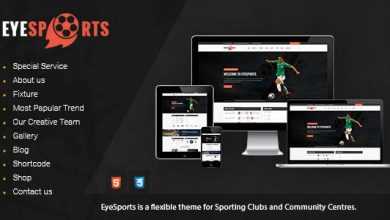 Photo of [Download-S2] Eye Sports - Fixtures and Sports Html Template