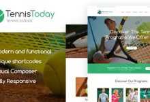 Photo of [Download-S2] Tennis Today v1.2 - Sport School & Events WordPress Theme