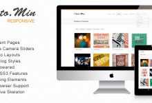 Photo of [Download-S2] Photomin - Themeforest Responsive HTML Template
