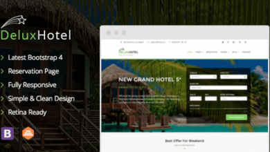 Photo of [Download-S2] DeluxHotel - Responsive Bootstrap 4 Template For Hotels