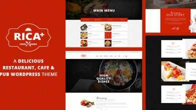 Photo of [Download-S2] Rica Plus v1.6 - A Delicious Restaurant, Cafe & Pub WP Theme