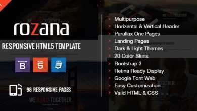 Photo of [Download-S2] Rozana - Responsive Multipurpose & One Page Parallax