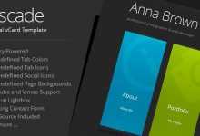 Photo of [Download-S2] Cascade - Personal vCard Themeforest Template