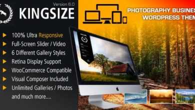 Photo of [Download-S2] King Size v6.0 - Fullscreen Background WordPress Theme