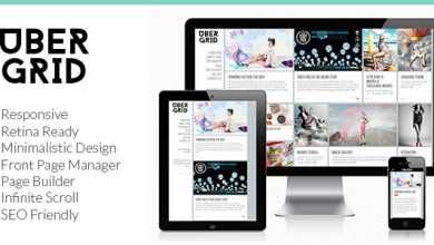 Photo of [Download-S2] Ubergrid v1.2.5 - Responsive Grid WordPress Theme