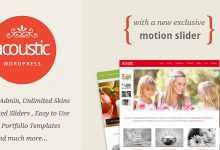 Photo of [Download-S2] Acoustic v1.2.0 - Powerful Elegant WordPress Theme