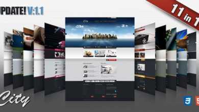 Photo of [Download-S2] City Business Corporate - 6 in 1 Themeforest (HTML5 & CSS3)