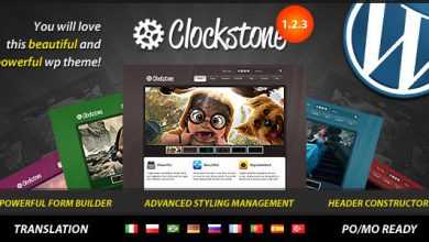 Photo of [Download-S2] Clockstone 1.2.3 - Ultimate Wordpress Themeforest Theme