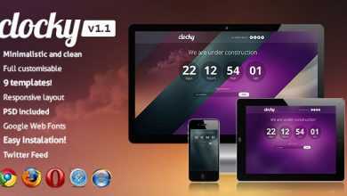 Photo of [Download-S2] Clocky - Themeforest Amaizing Under Construction Page
