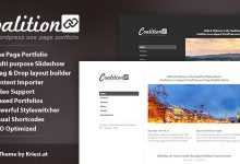 Photo of [Download-S2] Coalition - Themeforest One Page WordPress Portfolio