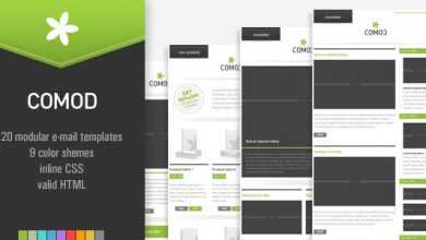 Photo of [Download-S2] COMOD - Themeforest 20 E-mail Templates