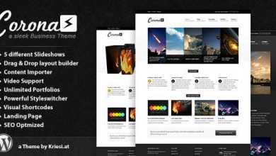 Photo of [Download-S2] Corona 1.2 - Business & Portfolio Themeforest WP Theme