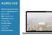 Photo of [Download-S2] Aurelius - Creativemarket Modern One Page Theme