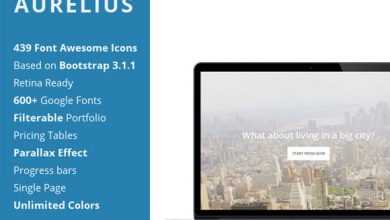 Photo of [Download-S2] Aurelius - Creativemarket Modern One Page Theme