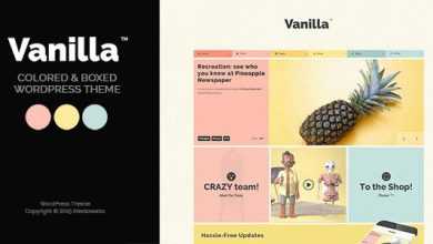 Photo of [Download-S2] Vanilla - Boxed & Colored WordPress Theme