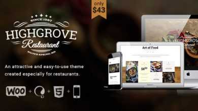 Photo of [Download-S2] HG Restaurant v1.5.5 - Responsive WordPress Theme