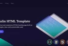 Photo of [Download-S2] Opalin - Startup HTML Template