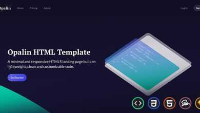 Photo of [Download-S2] Opalin - Startup HTML Template