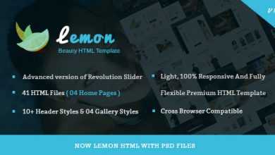 Photo of [Download-S2] Lemon - Spa and Beauty Responsive HTML5 Template