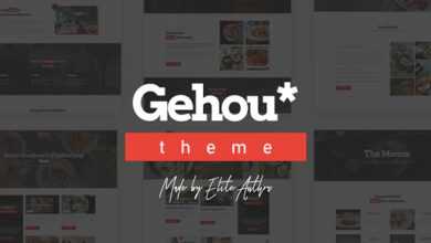 Photo of [Download-S2] Gehou v1.1.2 - A Modern Restaurant & Cafe Theme