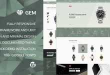 Photo of [Download-S2] Gem v2.3.0 - Luxury eCommerce Responsive WordPress Theme