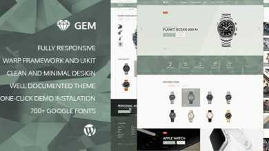 Photo of [Download-S2] Gem v2.3.0 - Luxury eCommerce Responsive WordPress Theme