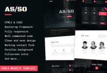 Photo of [Download-S2] Asso - One Page HTML5 Template
