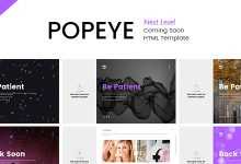 Photo of [Download-S2] Popeye - Next Level Responsive HTML5 Coming Soon Template
