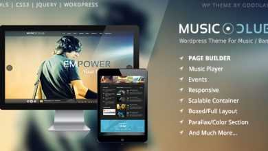 Photo of [Download-S2] Music Club v1.09 - Music/Band/Club/Party Wordpress Theme