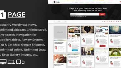 Photo of [Download-S2] 1Page v3.3 - Masonry WordPress News / interesting links