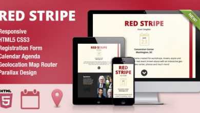 Photo of [Download-S2] Red Stripe Themeforest Responsive Parallax Event Template