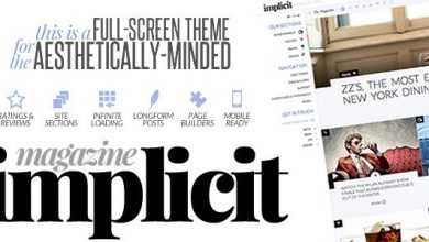 Photo of [Download-S2] Implicit v1.4 - Full-Screen Blazing-Fast Magazine Theme