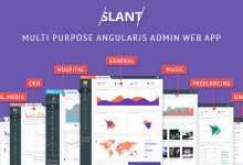 Photo of [Download-S2] Slant - Multi Purpose AngularJS Admin Web App with Bootstrap