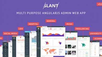 Photo of [Download-S2] Slant - Multi Purpose AngularJS Admin Web App with Bootstrap