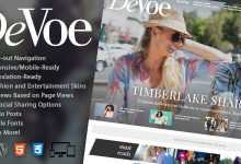 Photo of [Download-S2] DeVoe v1.0.9 - Fashion & Entertainment News Theme