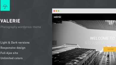Photo of [Download-S2] Valerie v2.7.2 - Photography Wordpress Theme
