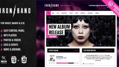 Photo of [Download-S2] IronBand - Themeforest Responsive Music & DJ Wordpress Theme