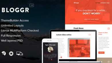 Photo of [Download-S2] Bloggr - Responsive Email + Themebuilder Access