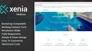 Photo of [Download-S2] Xenia - Refined HTML 5 / CSS 3 Corporate Template - Updated