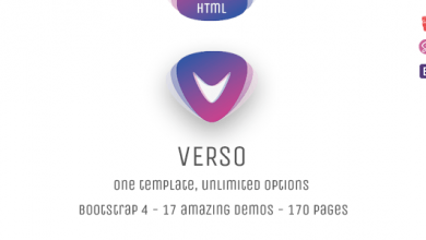 Photo of [Download-S2] Verso - Unique Responsive Multipurpose Bootstrap 4 HTML Template