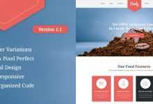 Photo of [Download-S2] Foody - Restaurant HTML5 Landing Page Template