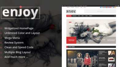Photo of [Download-S2] Enjoy - WordPress Magazine and Blog Theme