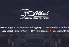Photo of [Download-S2] Wheel - Car Rental & Booking Responsive and Modern HTML5