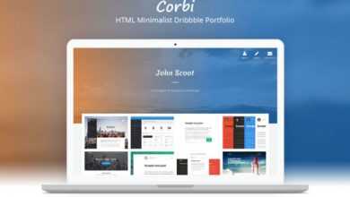 Photo of [Download-S2] Corbi - Creativemarket HTML Dribbble Portfolio