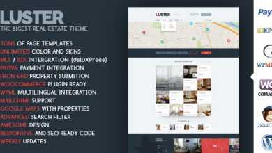 Photo of [Download-S2] Luster v2.1 - The Biggest Real Estate WordPress Theme
