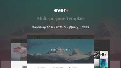 Photo of [Download-S2] Ever+ | Responsive Multi-purpose HTML Template