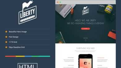Photo of [Download-S2] Liberty - Creativemarket One Page HTML Template