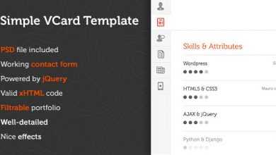 Photo of [Download-S2] Simple - Themeforest Virtual Business Card Template
