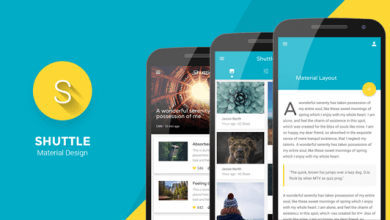 Photo of [Download-S2] Shuttle - Material Design Mobile Template